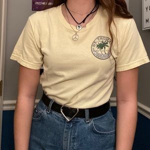 St. Thomas Yellow Graphic Tee